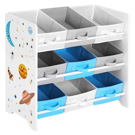 Regál na hračky Autronic mdf, vícebarevná, AUR-E1033 WT