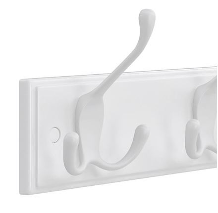Věšák Autronic dřevo, bílá, ABP-E1030 WT (2)