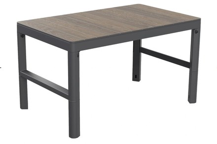 Zahradní stůl Keter Lyon Deco walnut / grafit