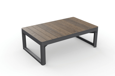 Zahradní stůl Keter Lyon Deco walnut / grafit (1)