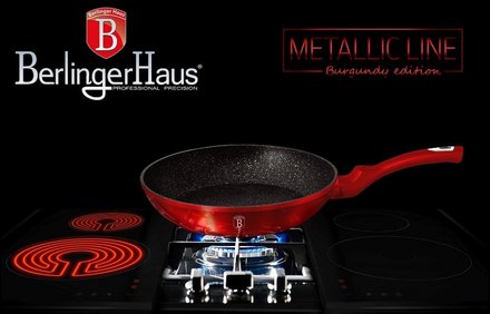 Pánev s mramorovým povrchem Berlingerhaus BH-1251 20 cm Burgundy Metallic Line (4)