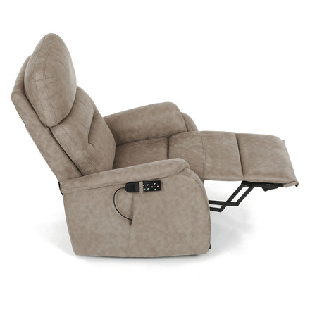 Polohovací křeslo Autronic elektrické kabelové ovládání, béžová, látka vintage, TV-L8904 LAN3 (18)