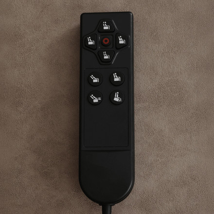Polohovací křeslo Autronic elektrické kabelové ovládání, béžová, látka vintage, TV-L8904 LAN3 (26)