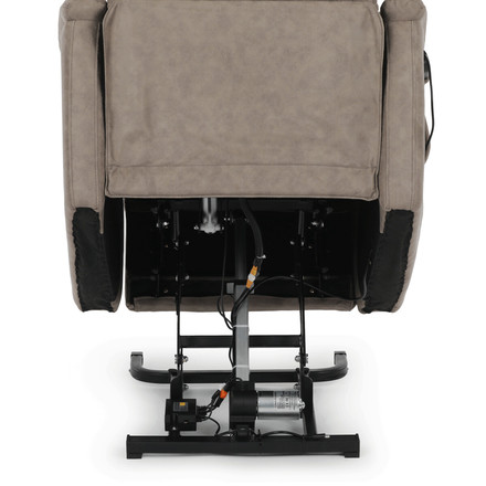 Polohovací křeslo Autronic elektrické kabelové ovládání, béžová, látka vintage, TV-L8904 LAN3 (27)