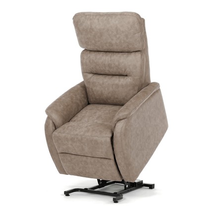 Polohovací křeslo Autronic elektrické kabelové ovládání, béžová, látka vintage, TV-L8904 LAN3 (6)