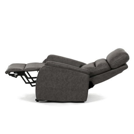 Polohovací křeslo Autronic elektrické kabelové ovládání, černá, látka vintage, TV-L8904 BK3 (9)