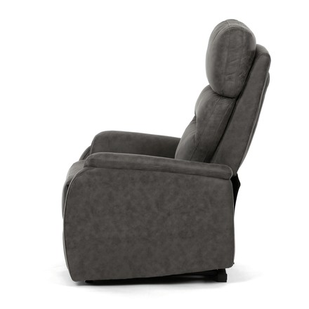 Polohovací křeslo Autronic elektrické kabelové ovládání, černá, látka vintage, TV-L8904 BK3 (7)