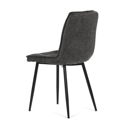 Moderní jídelní židle Autronic šedá, látka, CT-G2048 GREY2 (4)