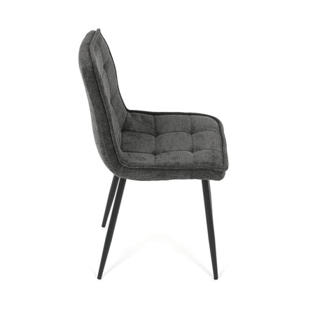 Moderní jídelní židle Autronic šedá, látka, CT-G2048 GREY2 (8)