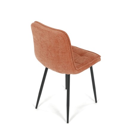 Moderní jídelní židle Autronic oranžová, látka, CT-G2048 ORA2 (7)