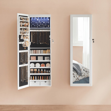 Zrcadlo Autronic mdf, bílá, AZR-E1193 WT (2)