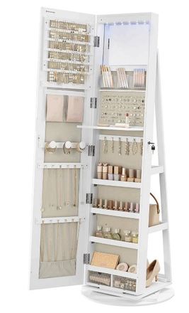 Zrcadlo Autronic mdf, bílá, AZR-E1207 WT (2)