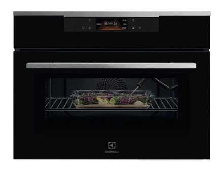 Kompaktní vestavná trouba Electrolux KVLBE09X 800 MealAssist CombiQuick