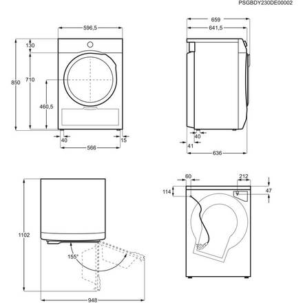 Sušička prádla Electrolux EW8D595RCDC (6)
