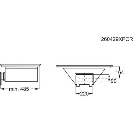 Indukční varná deska s intergrovaným odsavač par AEG 6000 XT Bridge NCT84B03CB (3)