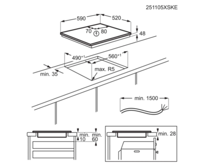 Indukční varná deska AEG 3000 TM64IA00CL (1)