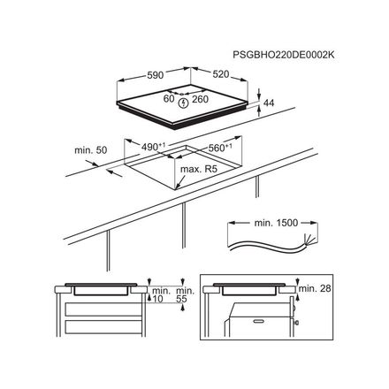 Indukční varná deska Electrolux 800 SenseBoil+Fry EIS6149 (3)
