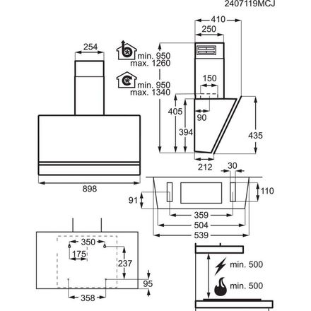 Komínový odsavač par AEG 8000 AuroraTech NDV8791CZ (4)