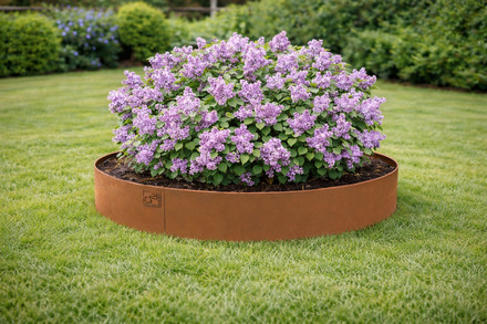 Zahradní obrubník G21 90 x 20 cm, kruhový, Corten (4)