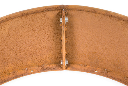 Zahradní obrubník G21 60 x 20 cm, kruhový, Corten (3)