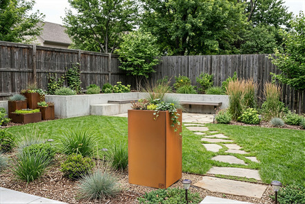 Květináč G21 Corten Square, 40 x 80 x 40 cm (7)