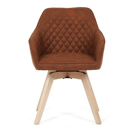 Moderní jídelní židle Autronic hnědá, látka vintage, DCH-435 BR3 (2)