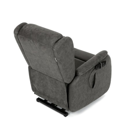 Polohovací křeslo Autronic elektrické kabelové ovládání, černá, látka vintage, TV-L8902 BK3 (15)