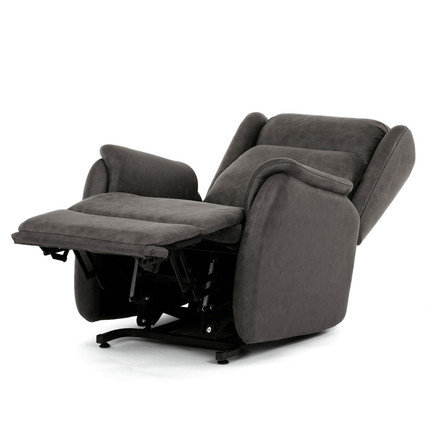 Polohovací křeslo Autronic elektrické kabelové ovládání, černá, látka vintage, TV-L8902 BK3 (4)