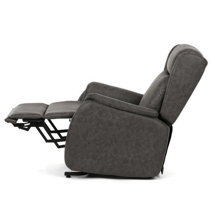 Polohovací křeslo Autronic elektrické kabelové ovládání, černá, látka vintage, TV-L8902 BK3 (7)