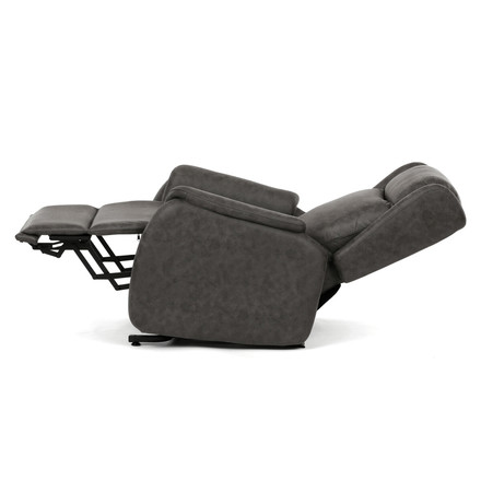 Polohovací křeslo Autronic elektrické kabelové ovládání, černá, látka vintage, TV-L8902 BK3 (8)