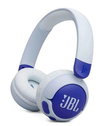Polootevřená sluchátka JBL JR320BT modrá