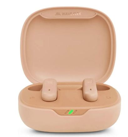 Bezdrátová sluchátka do uší JBL Wave Flex beige (2)