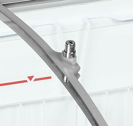 Pultová mraznička prosklené oblé víko Tefcold IC202SCEB (2)