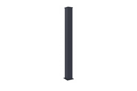 Sloupek pro branku a bránu G21 pro branku a bránu 15x190 cm s patkou, antracitový