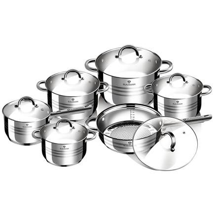 Sada nádobí Blaumann BL-1410 nerez 12 ks Gourmet Line