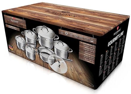 Sada nádobí Blaumann BL-1410 nerez 12 ks Gourmet Line (3)