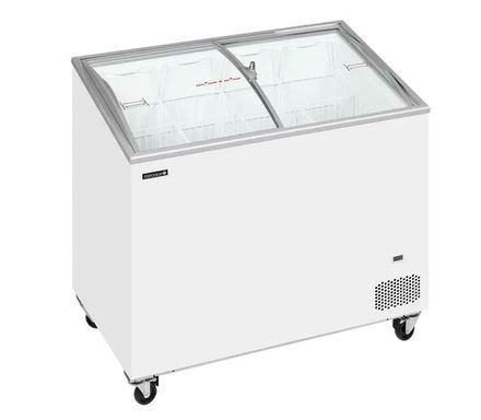 Pultová mraznička prosklené oblé víko Tefcold IC302SCEB