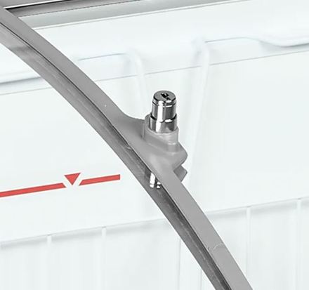 Pultová mraznička prosklené oblé víko Tefcold IC302SCEB (2)