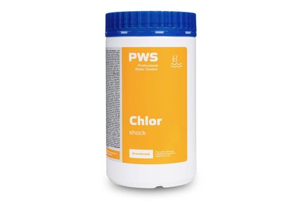 Bazénová chemie PWS 165130CZ, Chlor šok 1kg