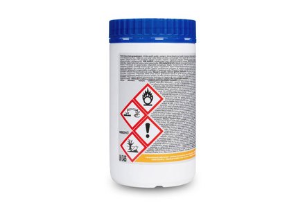Bazénová chemie PWS 165130CZ, Chlor šok 1kg (1)