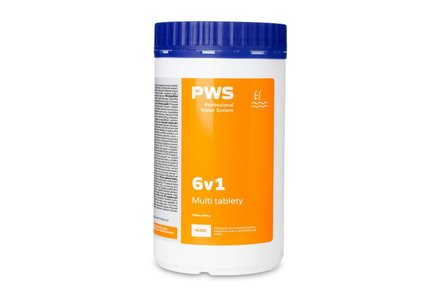 Bazénová chemie PWS 165134CZ, Multi tablety 6 v 1 MAXI 1kg