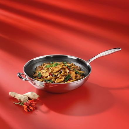Pánev wok nerez s nepřilnavým povrchem Kela KL-10242 Flavoria 32 cm, 4,5 l (2)
