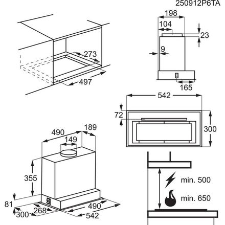 Vestavný odsavač par Electrolux LFG825K (5)