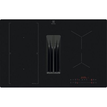 Indukční varná deska s intergrovaným odsavač par Electrolux 600 XT Bridge KCC83410CT
