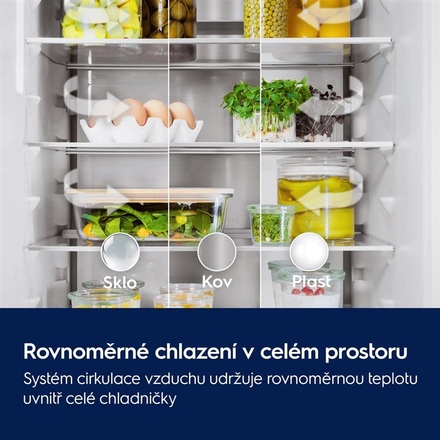 Kombinovaná chladnička Electrolux 600 NoFrost CoolAssist TNL6HC37U1 (6)