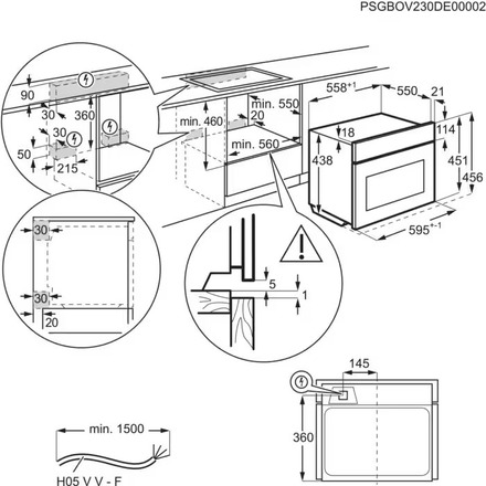 Kompaktní vestaná trouba AEG 9000 ProAssist CombiQuick NKK9N821DT (1)