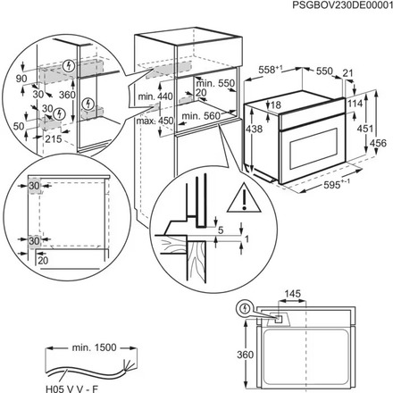 Kompaktní vestaná trouba AEG 9000 ProAssist CombiQuick NKK9N821DT (2)