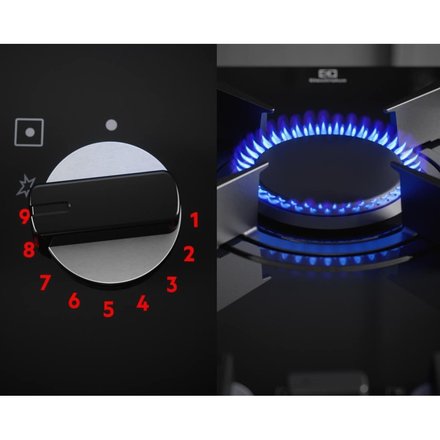 Plynová varná deska Electrolux 700 GasonGlass KGG643723L (5)