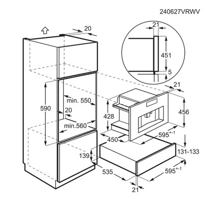 Vestavný kávovar AEG 8000 NKC8N7B (5)