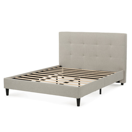 Manželská postel Autronic látka, béžová, BED-M180 CRM2